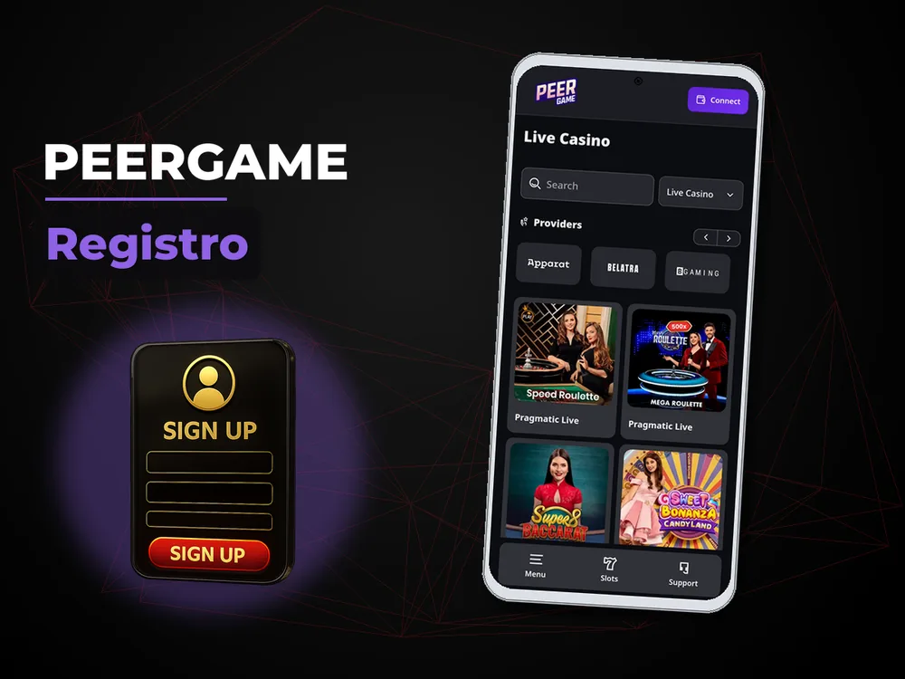 Peergame - Registro