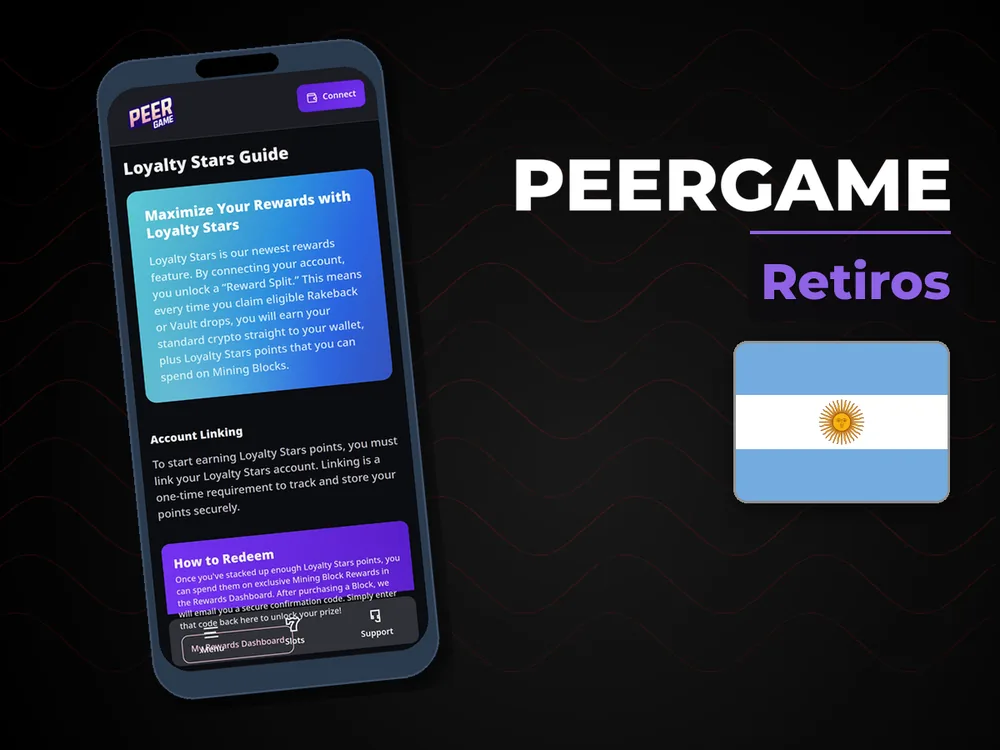 Peergame - Retiros